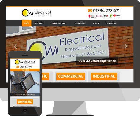 cwe electrical Kingswinford website