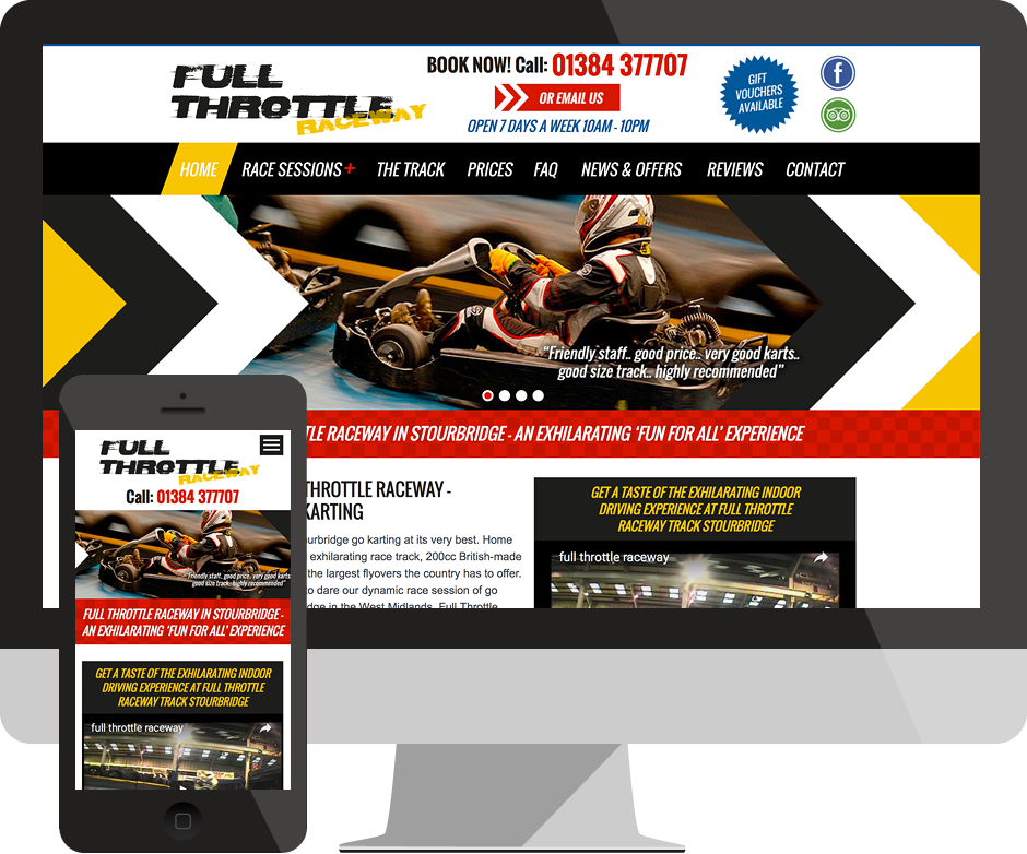 Full Throttle Raceway GetSited