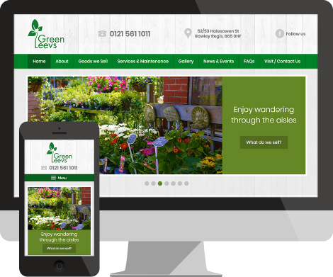 Garden Centre website Rowley Regis