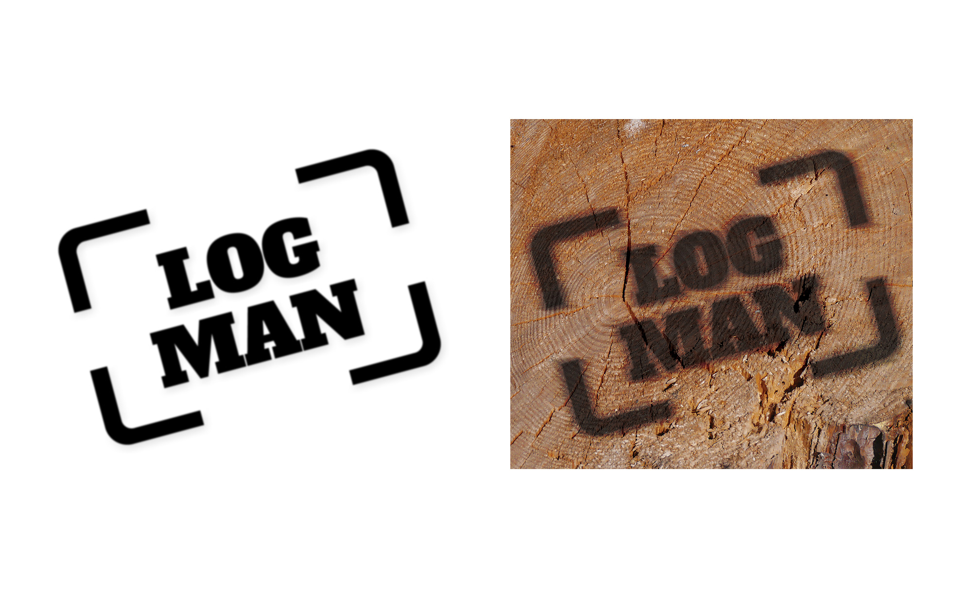 Log Man Logo - GetSited