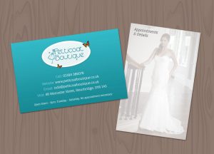 Petticoat Boutique Business Card design and print