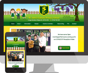 Primary School website Shropshire