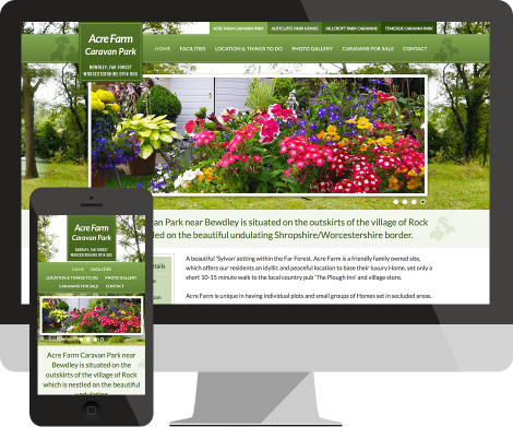 acrefarm-caravan-website