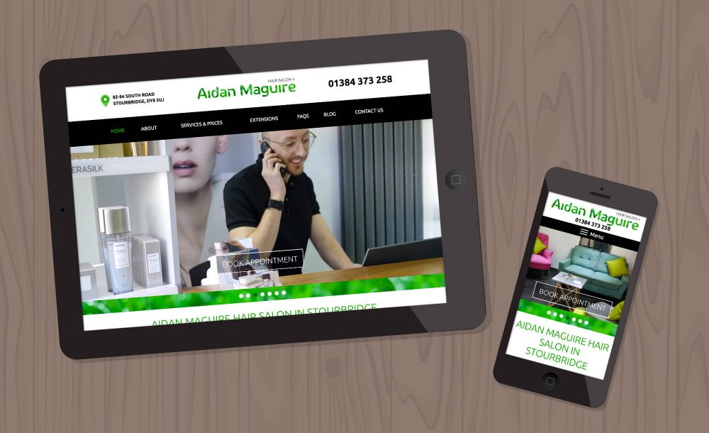 aidan maguire hairdresser website Stourbridge