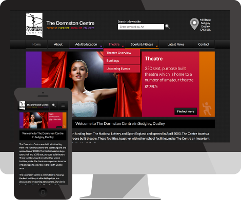dormston-responsive-website dudley