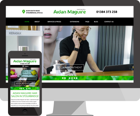 hairdresser website Stourbridge