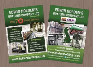 Holdens A5 printed flyers Dudley
