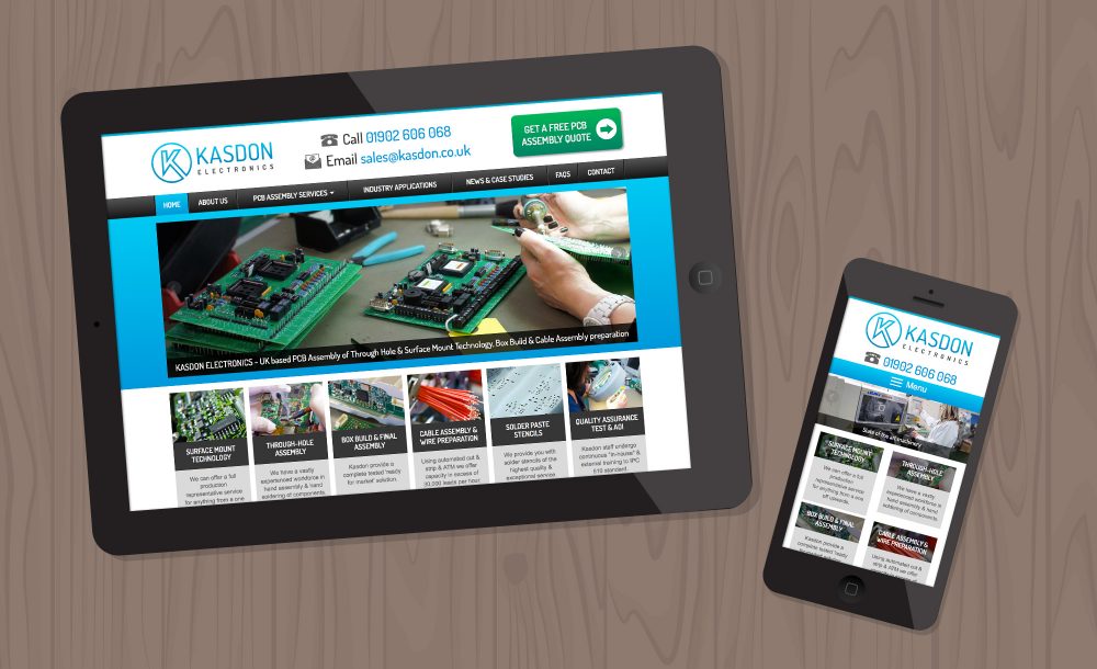 Kasdon mobile website Wolverhampton