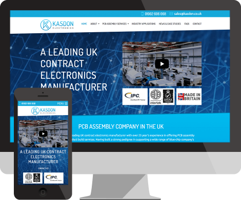 Kasdon Electronics new website