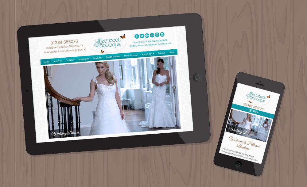 petticoat-boutique mobile website stourbridge