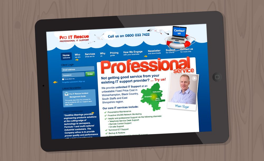 Pro IT support webdesign Wolverhampton