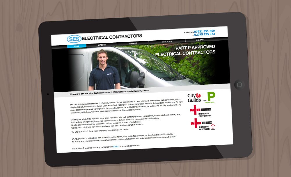SES Electrician website