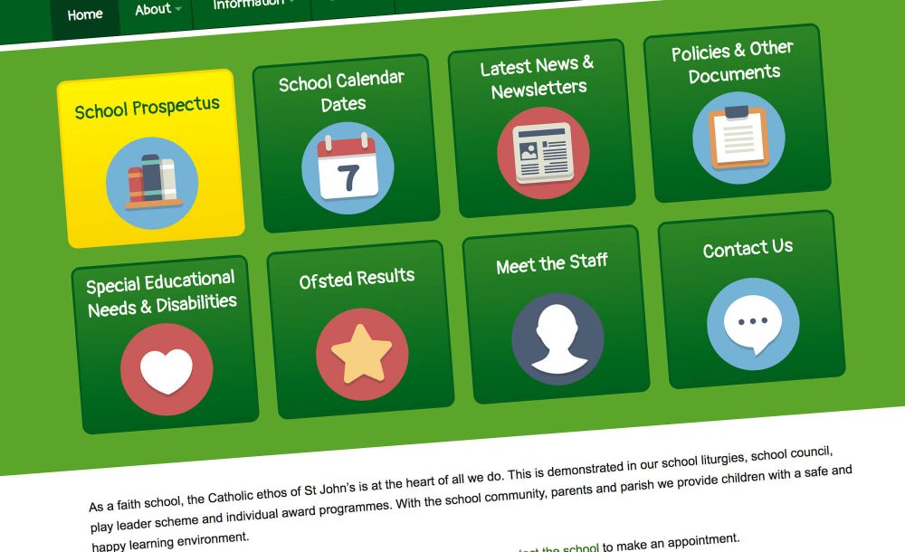 Primary School website Shropshire