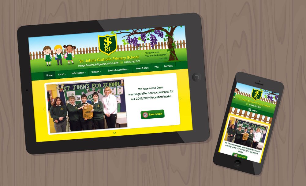 Primary School website Shropshire