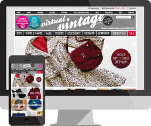Virtual Vintage eCommerce website